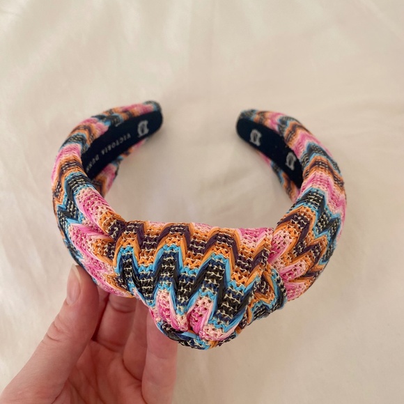 Missoni-style woven headband (by Victoria Dunn) - Picture 1 of 2